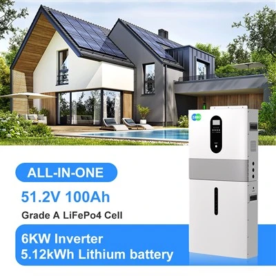 Système de stockage d'énergie à domicile hors réseau de 6 kW 51.2V 100AH ​​Batterie au lithium tout-en-un