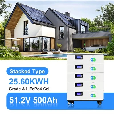 Stockage résidentiel solaire de batterie de 51.2V 500Ah 25.6kwh